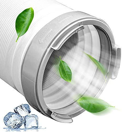 Tuyau D'éVacuation D'Air En Pvc Flexible Tube De Ventilation Universel Tuyau Kit Pour Climatiseur Mobile 1,5m/2m Diamètre 150 mm, Plus lisse que l'échappement de 13 cm (1 PC Connecteur)