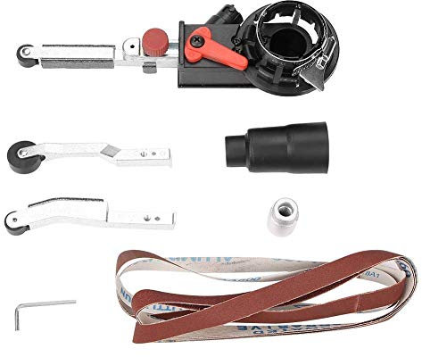 Belt Sanders for Wood and Metal Belt Sander Angle Grinder Converter Set for 100mm 4 Electric Angle Grinder, Quick Effective Belt Sander Converter for Polishing Glass Wood Metal