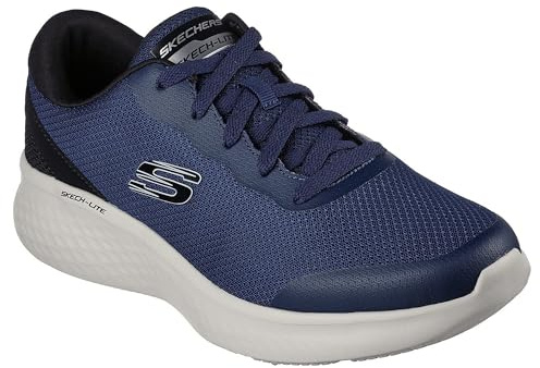 Skechers Men's Skech-Lite Pro Clear Rush Sneaker, Navy Black, 9 UK