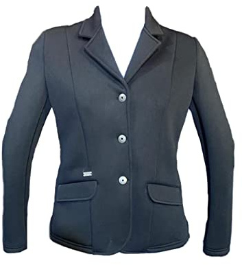 Equipride Giacca da competizione per bambini da 4 a 14 anni nero (4-5 anni (104)), Nero , 4