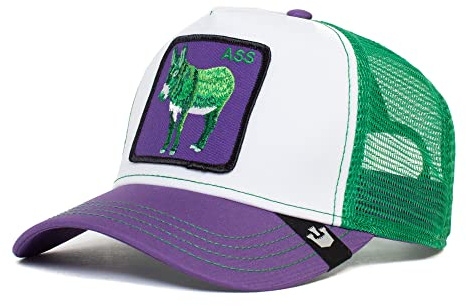 Goorin Bros. Trucker Cap Donkey Trip White Weiss Grün, Size:OneSize