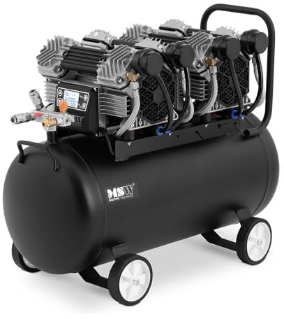 MSW Motor Technics MSW MSW-OFAC3000 PRO50 - Compresor de aire comprimido (3-12 bar, 50 L, 3000 W)
