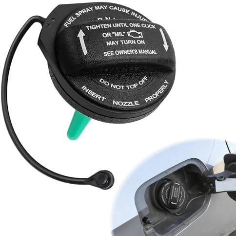 LPZMPZ Tappo del serbatoio con fascetta di fissaggio compatibile con Audi A4 A5 A8 Q5 RS5 S4 S5 S8 SQ5, VW Jetta Golf Tiguan Tappo di ricambio del serbatoio del carburante 8K0201550N 8K0201550A