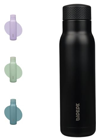 BJPKPK 21 oz Insulated Water Bottle, Leakproof Stainless Steel Flask
