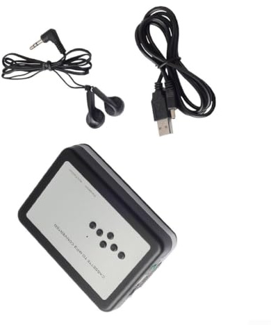 Numériseur audio cassette avec contrôle de lecture et options de segmentation pour bibliothèques MP3 organisées