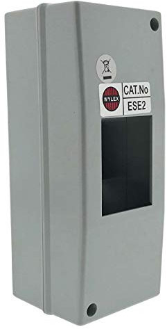 Wylex ESE2 Insulated Electrical Circuit Breaker Enclosure - 2 Module, white