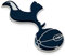 Tottenham Hotspur FC - Imán para la nevera oficial de Tottenham Hotspur FC (Talla Única) (Azul marino/Blanco)
