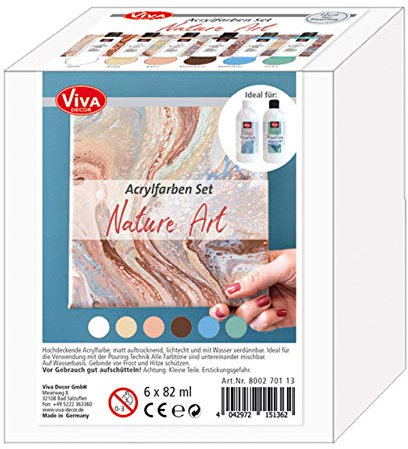 Viva Decor Acrylfarben-Set Nature Art