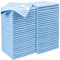AIDEA Lot de 50 chiffons en microfibre, non pelucheux et réutilisables, très absorbants, sans traces, lavables, pour maison, cuisine, voiture, moto, fenêtres, 30 x 30 cm, bleu