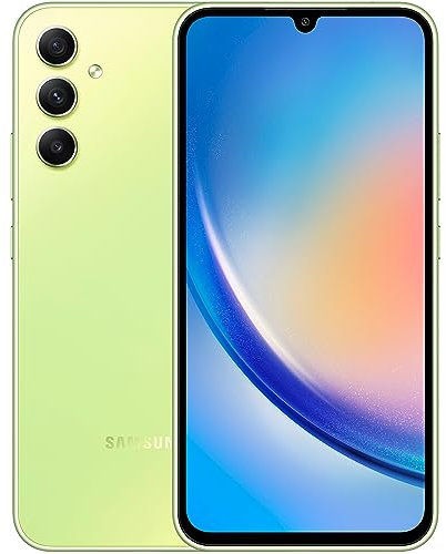 SAMSUNG Galaxy A34 256GB 5G Mobile Phone - Awesome Lime, SM-A346BLGEEUB
