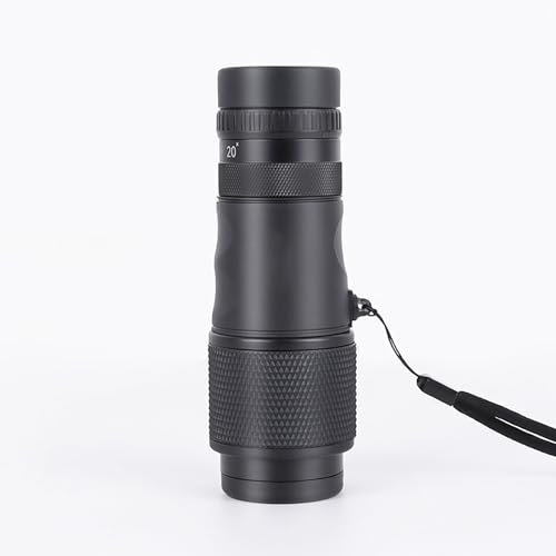 Monokular 8-20X Zoom Monokulares, Tragbare Teleskop-Ferngläser BAK4 Wasserdichtes Spektiv Kleines Fernrohr für Vogelbeobachtung für Konzerte, Fußballspiele, Bullseye-Ziele/Birdwatching