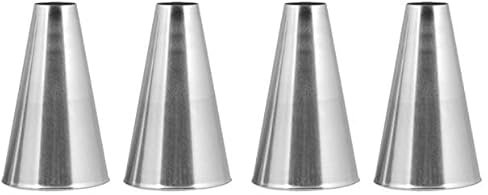 PIAZZA Confezione 2 Pezzi Bocchette per Decorazione con Foro Tondo - in Acciaio Inox - Diametro 10 mm (Confezione da 2)