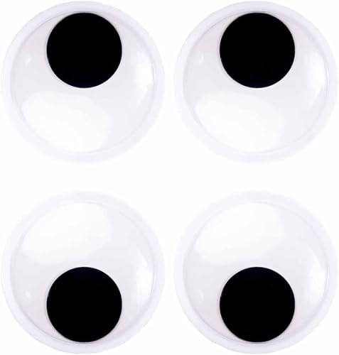 2 stycken gigantiska googly ögon, stora självhäftande googly ögon för gör-det-själv scrapbooking-hantverk (76 mm)