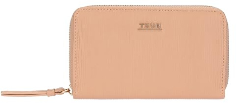 THUN - Portafoglio medio, rosa - ecopelle - Collezione Sempre con me - 16.3 x 3 x 10 cm