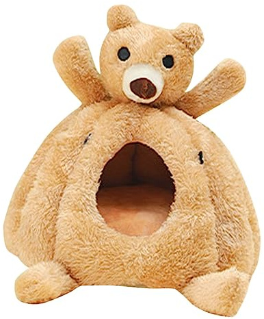 Kisangel Maison De Hamster Confortable Nid Chinchilla Douillet pour Hiver Fournitures pour Rongeurs