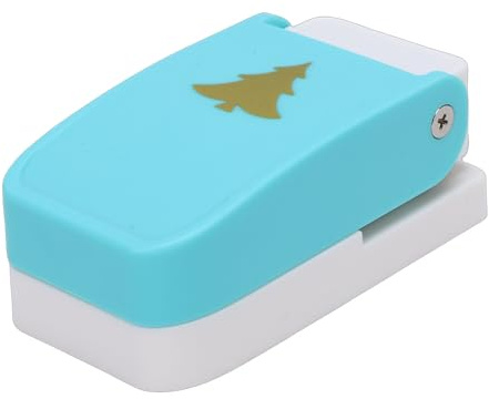 HEEPDD Perforadora de Etiquetas de Papel Perforadora de Pestañas, Herramienta de Perforación de Etiquetas de Archivos de Plástico para de Archivos Personalizadas, con Diseño Ergonómico para