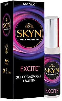 SKYN EXCITE FOR HER (15 mL) : Gel Orgasmique Féminin qui stimule l'Excitation de la Femme et permet l'atteinte de l'Orgasme Féminin de façon plus systématique
