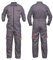 NORMAN Grey Work Wear Men's Overalls Boiler Suit Coveralls Garage Overalls Mechanics Boilersuit Protective (L)