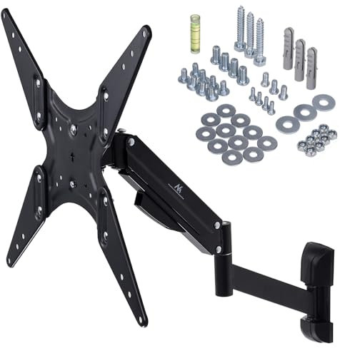 Maclean Supporto TV da parete 32-55 molla a gas LED PLASMA LCD max VESA 75x75, 100x100, 200x200, 300x300, 400x400 (2 bracci)