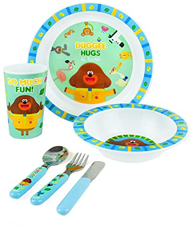 Oye Dugee Cena Set Niños Vajilla Reutilizable PP Cutlery Plate Bowl TAP