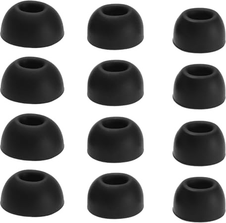 SG Store 6 Paar Ohrstöpsel Silikon-Ohrhörer Ersatz-Ohrstöpsel Kompatibel mit JBL Tune 230NC TWS T230NC, Klein/mittel/groß, 3 Größen, Schwarz
