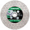 KURSTOL Disque Diamant Carrelage - 115mm Fraise Carrelage Disques à Tronçonner Diamantés Filetage M14 Pour Couper et Meuler les Carreaux de Céramique, la Porcelaine, le Granit, le Marbre