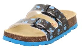 Superfit Fussbettpantoffel 1-800111 Hausschuh, SCHWARZ/Mehrfarbig 0060, 26 EU