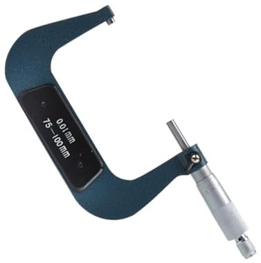 Uhngw Micrometro esterno, micrometro macchinista - Micrometro a lettura rapida in lega | Pinza in scala chiara, indicatore di spessore della risoluzione, strumento industriale per il lavoro