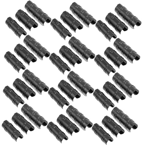 NUOBESTY 60 piezas Clips para Invernadero Accesorios de Jardín Abrazaderas para Fijar Film y Malla de Durables y Resistentes para Túneles Agrícolas