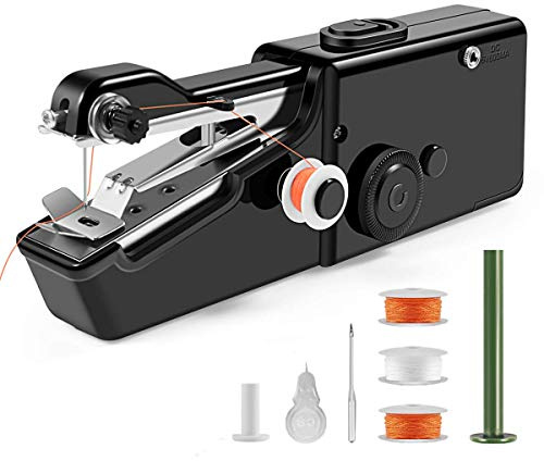 Sewing Machine, Mini Handheld Sewing Machine for Quick Stitching,Suitable for Home,Travel and DIY
