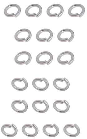 20 stycken låsbrickor set M16-304 rostfritt stål fjäderskivor rostfria – vibrationsdämpande spännringar – Heavy Duty brickor för att säkra skruvar och bultar