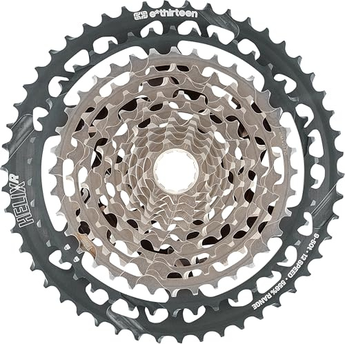 Helix Race Kassette – 9–50 Zähne – 12 V – Nickelgrau