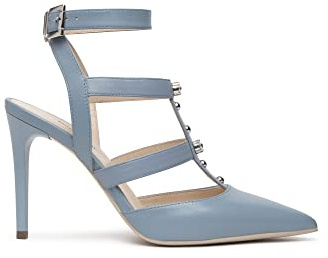 Nero Giardini E218333DE Décolleté Donna in Pelle - Acqua 39 EU