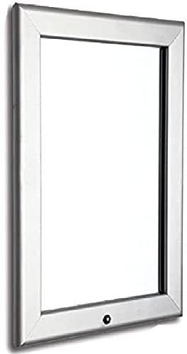A4 Aluminium Silver Lockable Outdoor Snap Frames Poster Holder A4 SIZE