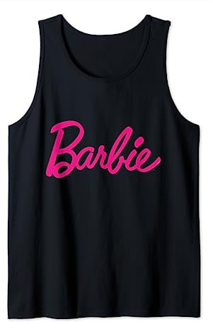 T-shirt Barbie da Donna, Logo Barbie Ufficiale, Multicolori Canotta