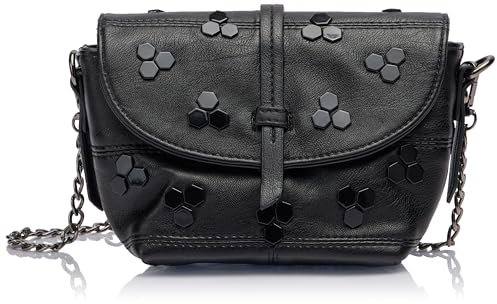 faina Women's Handtasche Bag Clutch, SCHWARZ