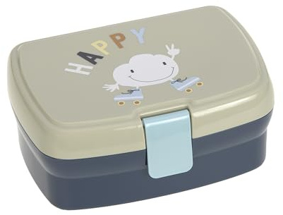 LÄSSIG Boîte à lunch pour enfants avec compartiments amovibles, sans BPA/Lunchbox Tiny Outdoor Cloud