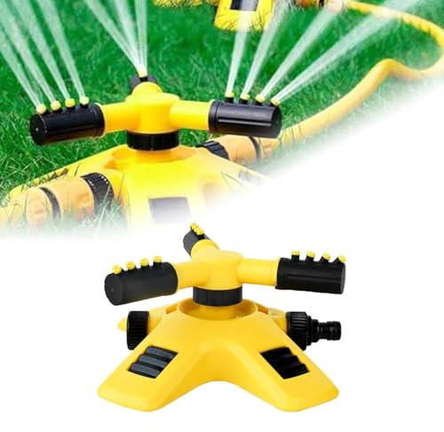 Arroseur de Jardin 360° Réglable 2025 – Arrosage Multi-Fonctions pour Pelouse, Plantes, Jeux d'enfants et Refroidissement des Animaux | Rotation Durable avec Portée Personnalisable (1)