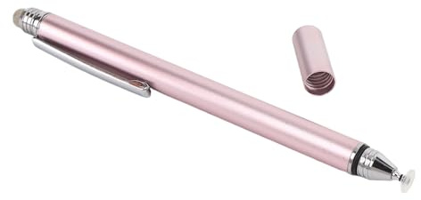 Sxhlseller Stylus Pen Dual Tip Capacitive - Fiber Mesh Aluminium Alloy for Calendar Pekskärm (Rosa)