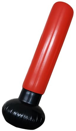 Sacchetti per stuzzichini gonfiabili da boxe giocattolo a pedale, colonna da boxe, sacco di sabbia per bambini, pugni a calci giocattolo durato kicking boxing pilastro sacco di sabbia gioventù fitness