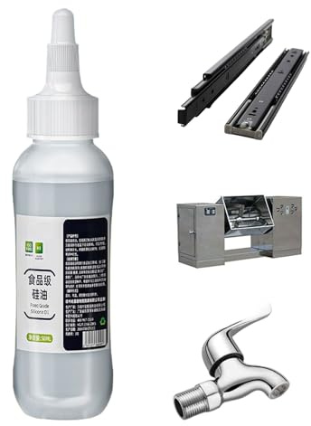 Lubrifiant À L'huile De Silicone - Spray Multi-usages, Protecteur De Graisse De Qualité Industrielle, Formule Antirouille Non Toxique | Lubrifiant Au Silicone Pour Machine De Transformation Des Alimen