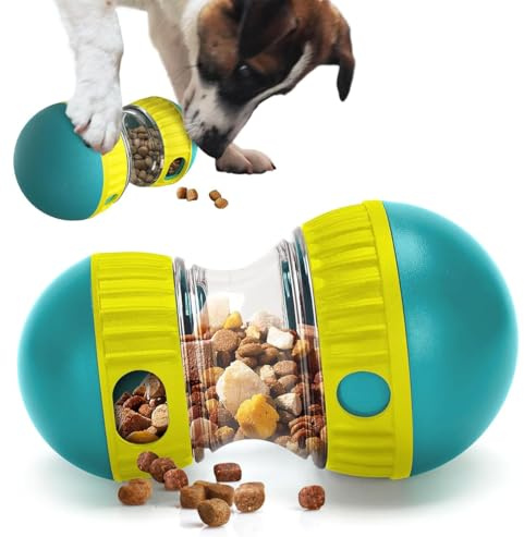 sengcengs Juguete Inteligente para Perros, Juguete Inteligente de Comida Slow Food Snackball Perro Zur, Pelota de Comida para Perros Divertido Juguete Interactivo para Salida de Alimentos