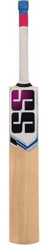 SS Kashmir Willow Leather Ball Cricket Bat, Exclusive Cricket Bat for Adult Full Size with Full Protection Cover (Slogger)