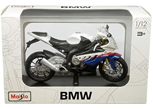 Maisto BMW S1000 RR - Moto - Escala 1:12 - Réplica Coleccionable increíblemente Detallada de Motocicleta