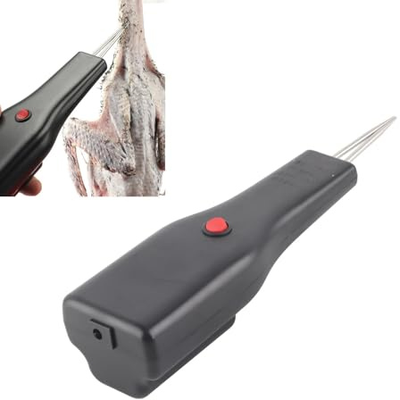Desplumadora Eléctrica de Pollo, Desplumadora Eléctrica de Plumas de Aves de Corral, Máquina Desplumadora de Pollos, Portátil, Portátil, Automática, Herramienta (Enchufe de la UE)