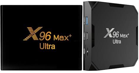Caja de televisión Android x96 MAX, más Reproductor de superstreaming Android 11 WiFi 8k Caja de televisión de Alta definición chipset de Cuatro núcleos, 4G / 46gb