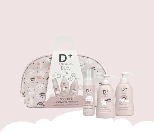 Coccole Profumate e Nutrienti - Kit per la Cura Completa del Bambino: Shampoo Dolce, Mousse Corpo e Latte Corpo