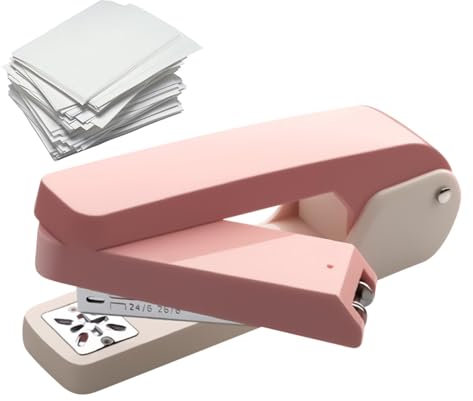Bookbinding Stapler - Rotate Desk Stapler, Portable Swivel Clasping Tool | Stapling Machine with Precision and Speed, Documents Binding Tools for Office School Commercial, 5.51x2.36 Inches