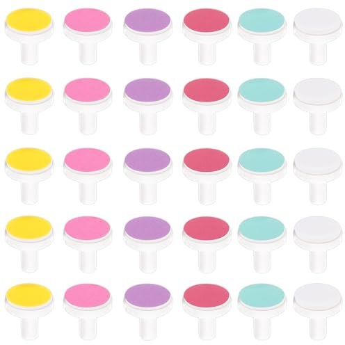 Scettar 30Pcs Baby Nail Trimmer Replacement Pads, Replacement Pads for Electric Baby Nail Trimmer, for Standard Electric Kid Nail Trimmer Suits to Newborn Infant Toddler