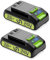 2X 3Ah Replacement for Greenworks 24V Battery 29842 29852 BAG709 BAG710 Compatible with Greenworks 24V Batteries Power Tools 20352 22232 2508302 Cordless Tools